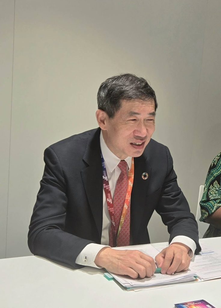 L'Administrateur par interim du PNUD monsieur Haoliang Xu