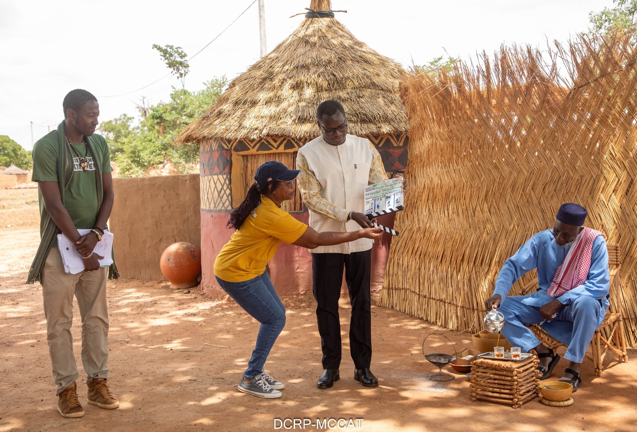 Promotion du cinéma burkinabè : le ministre Pingdwendé OUEDRAOGO soutient la série « Bienvenue à Kikidéni »