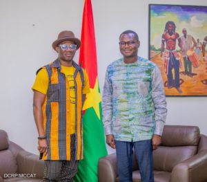 Chorégraphe Serge Aimé Coulibaly : un échange prometteur avec le ministre OUEDRAOGO pour Africa Simply the Best
