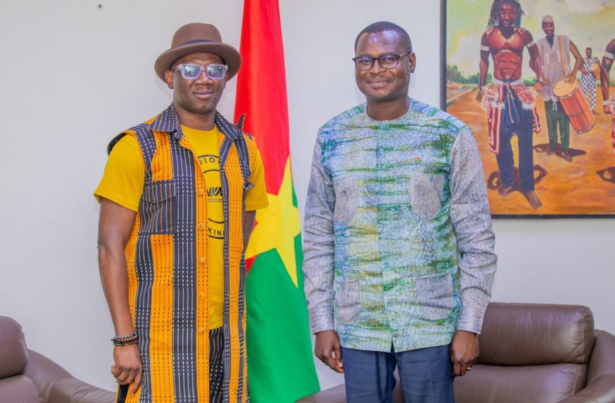 Chorégraphe Serge Aimé Coulibaly : un échange prometteur avec le ministre OUEDRAOGO pour Africa Simply the Best
