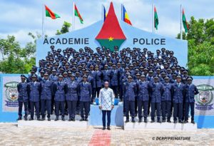 Sortie de la 9ᵉ promotion de l’Académie de Police de Pabré : 161 nouveaux cadres engagés pour la sécurité