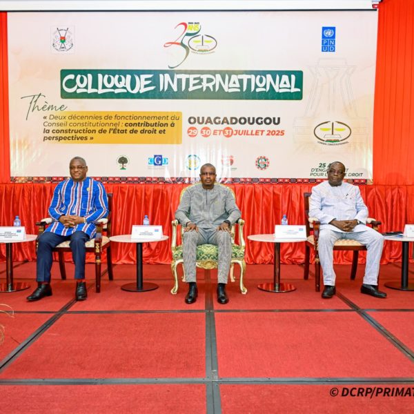 Conseil constitutionnel : 25 ans d’engagement pour l’État de droit au Burkina Faso
