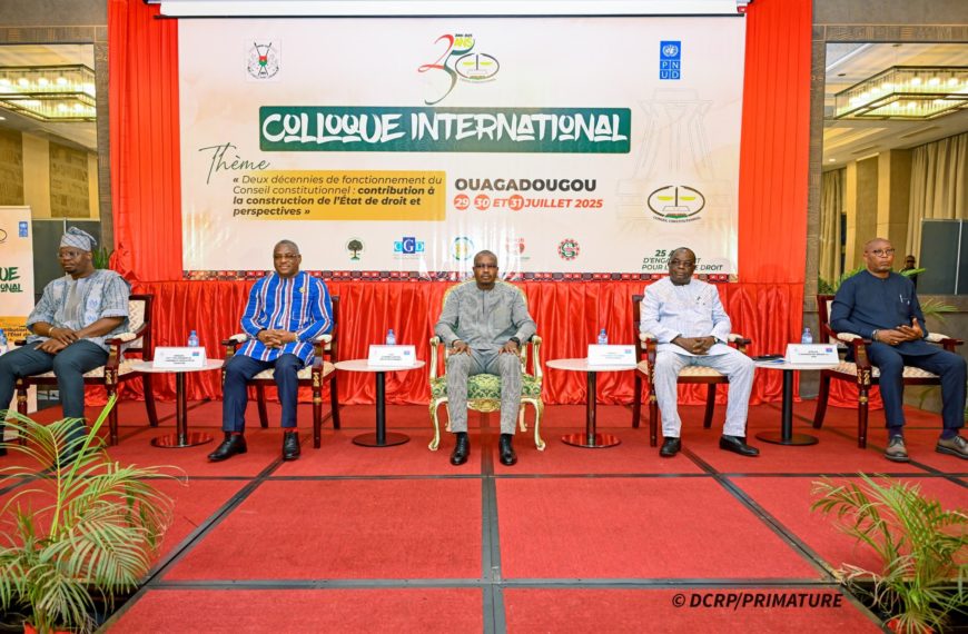 Conseil constitutionnel : 25 ans d’engagement pour l’État de droit au Burkina Faso