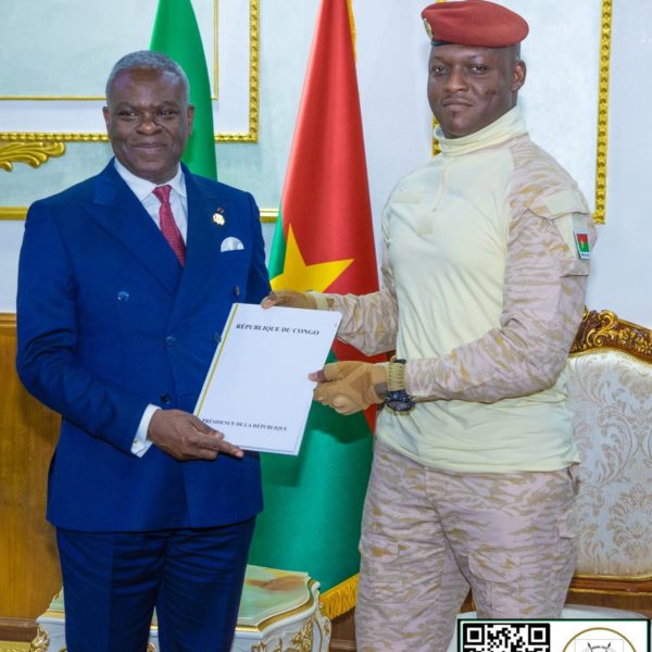 Audience du Président du Faso : le Congo exprime son soutien au Burkina Faso
