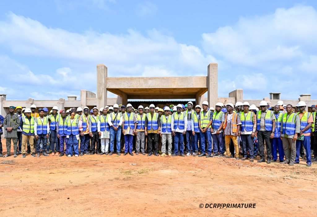 Le chantier du centre Hospitalier régional universitaire de Gaoua