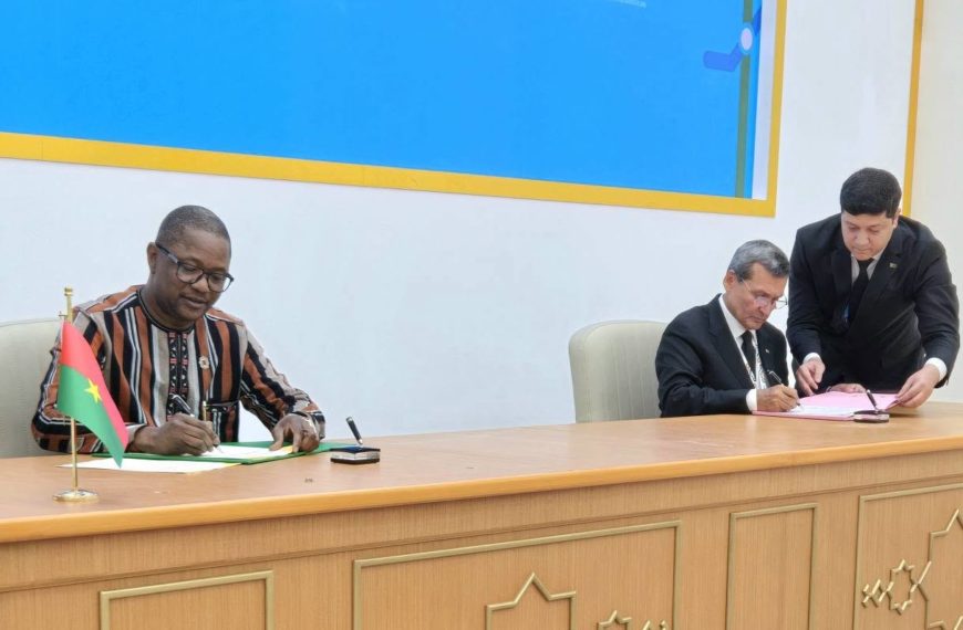 Coopération Burkina Faso-Turkménistan : un accord politique pour renforcer les liens bilatéraux