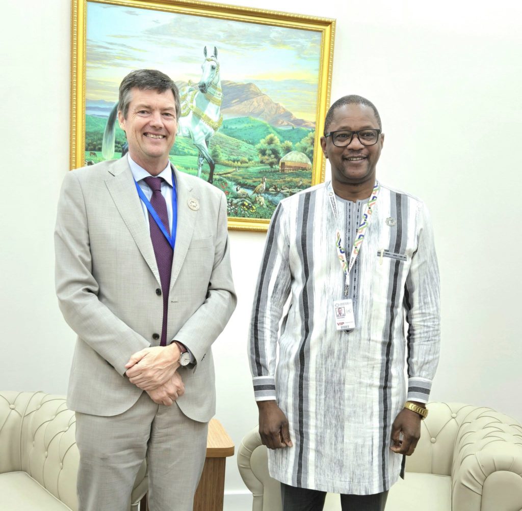 Avec M. Pär Liljert, Directeur du Bureau de l’OIM auprès des Nations Unies.