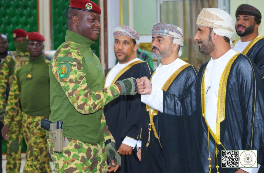 Audience du Président du Faso : le Sultanat d’Oman veut investir au Burkina Faso