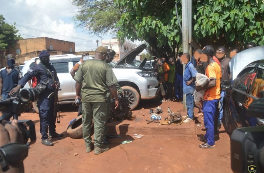 Garages anarchiques Ouagadougou : la Police Municipale lance une opération coup de poing