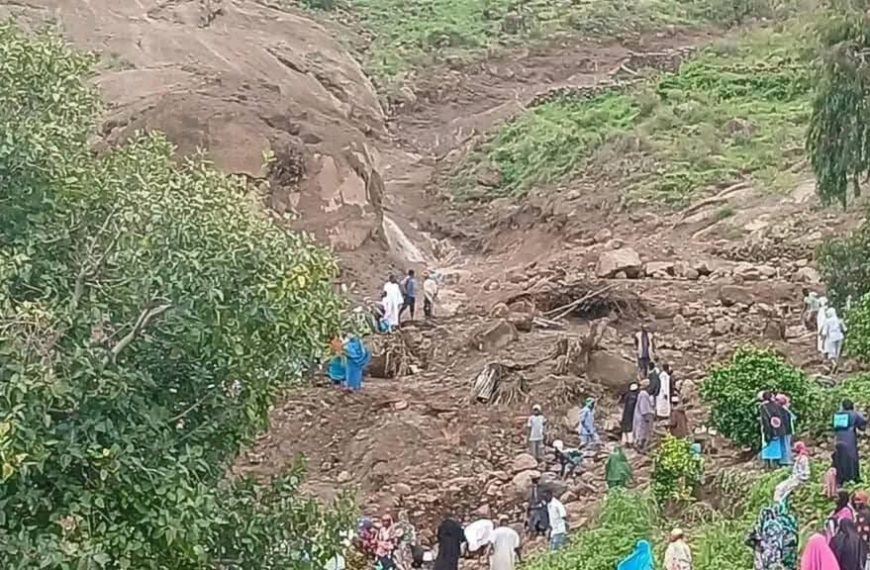 Glissement de terrain au Soudan