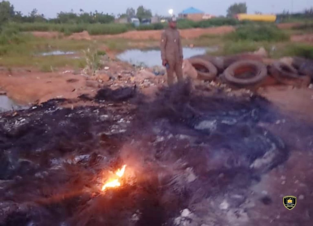 Pollution atmosphérique à Rimkiéta
