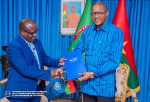 Coopération multilatérale : deux nouveaux responsables onusiens reçus par le ministre burkinabè