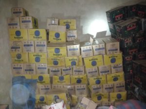 Lutte contre le commerce illicite : 355 cartons de liqueurs prohibées saisis grâce à la vigilance citoyenne
