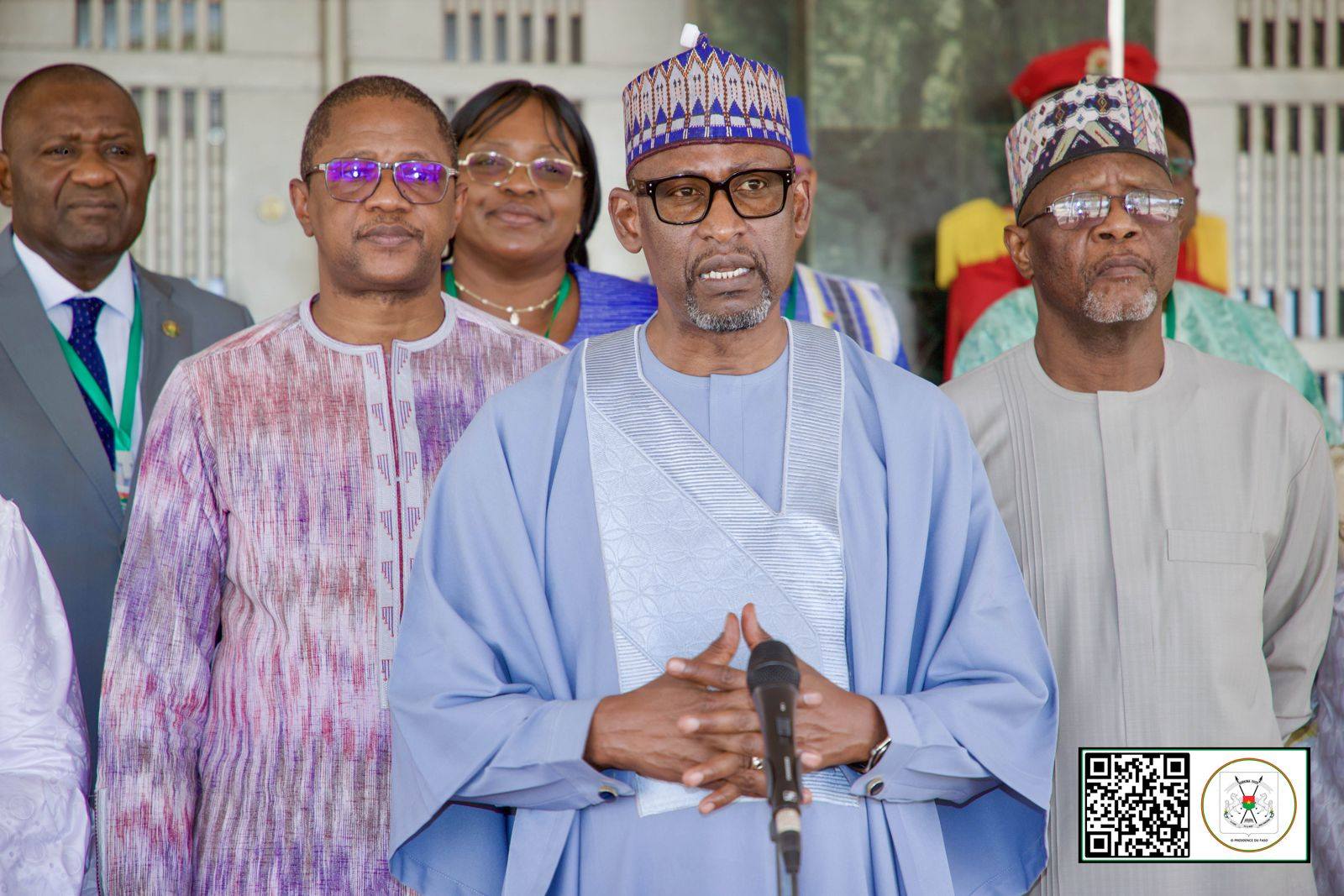 Audience du Président du Faso : les ministres de la Confédération AES présentent leurs travaux