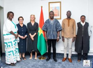 Diplomatie sportive : Roland SOMDA et Cédrine BENEY renforcent la coopération au Burkina Faso