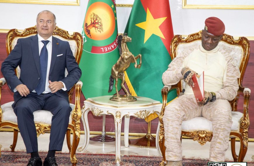 Présentation de lettres de créance : Pavel BILEK au Burkina Faso