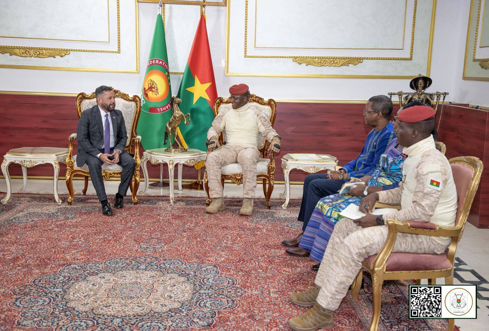 Présentation de lettres de créance : Edwin Pitty MADRID au Burkina Faso