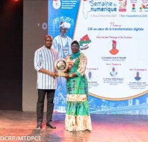 Semaine du Numérique 2025 : une distinction prestigieuse pour le Premier ministre OUEDRAOGO