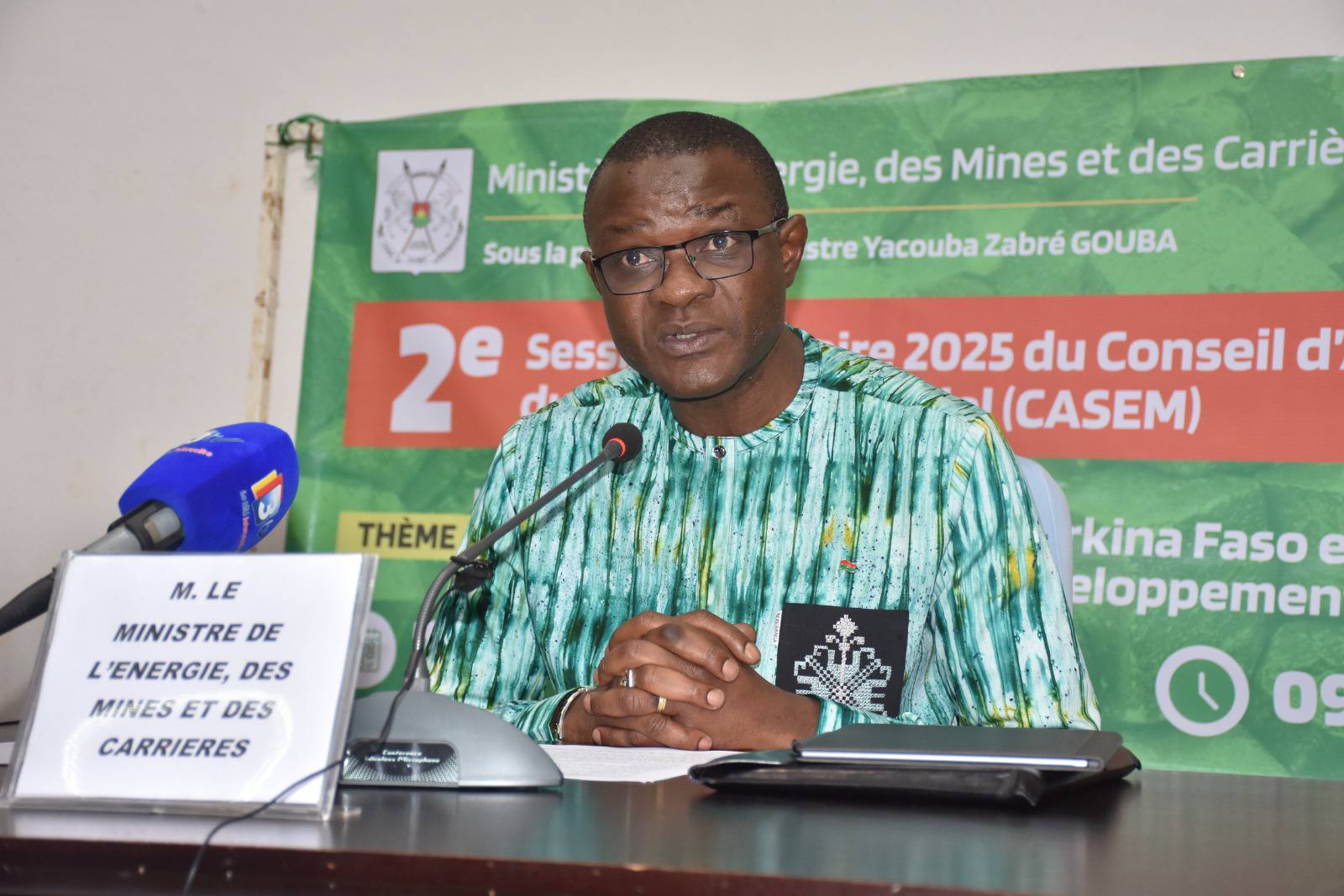 Ministre GOUBA ouvre le CASEM de l’Énergie