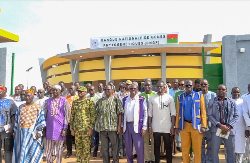Inauguration d’une banque de gènes phytogénétiques au Burkina
