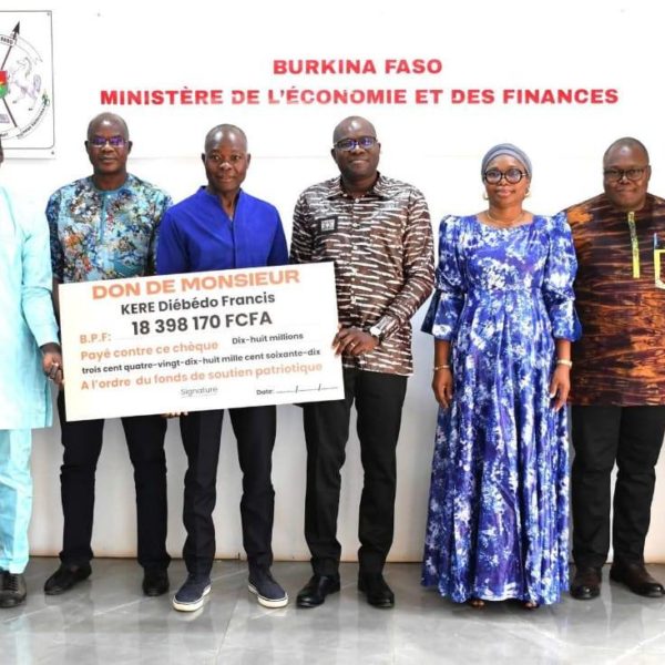 Diébédo Francis Kéré reverse 18 millions F CFA au FSP