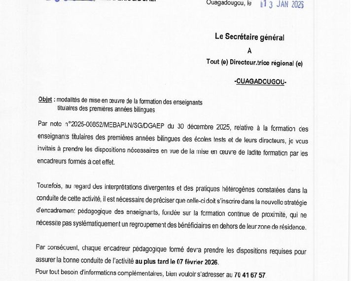 Formation des enseignants bilingues proximité lancée