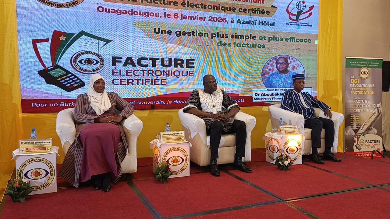 Facture électronique certifiée lancée au Burkina Faso