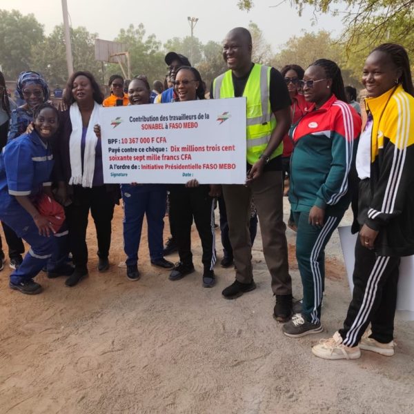 Initiative FASO MÊBO : SONABEL offre 900 tonnes d’agrégats