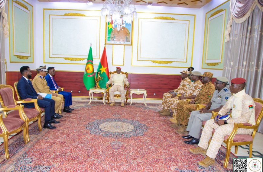 Le Capitaine Ibrahim TRAORÉ reçoit le ministre somalien de la sécurité intérieure