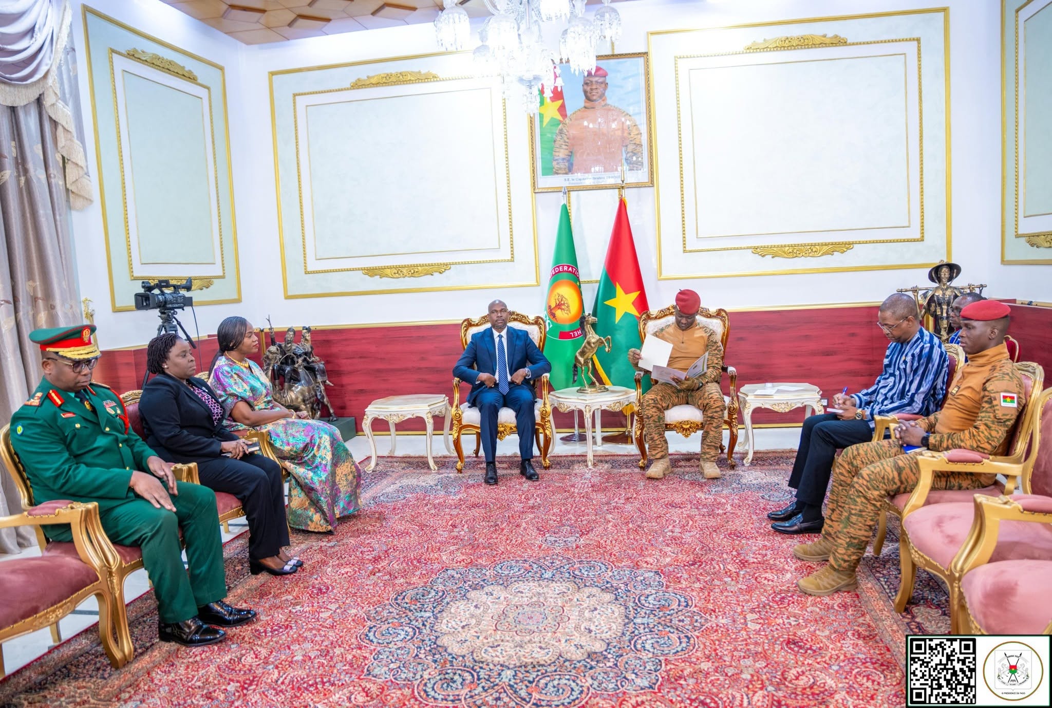 Diplomates à Ouagadougou : le Capitaine Traoré