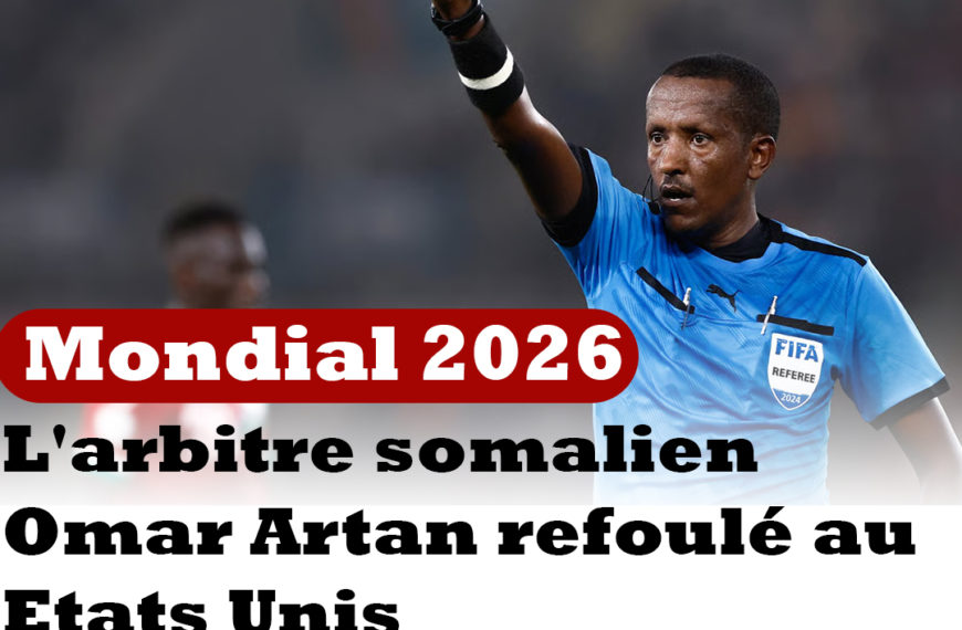 L'arbitre somalien Omar Artan