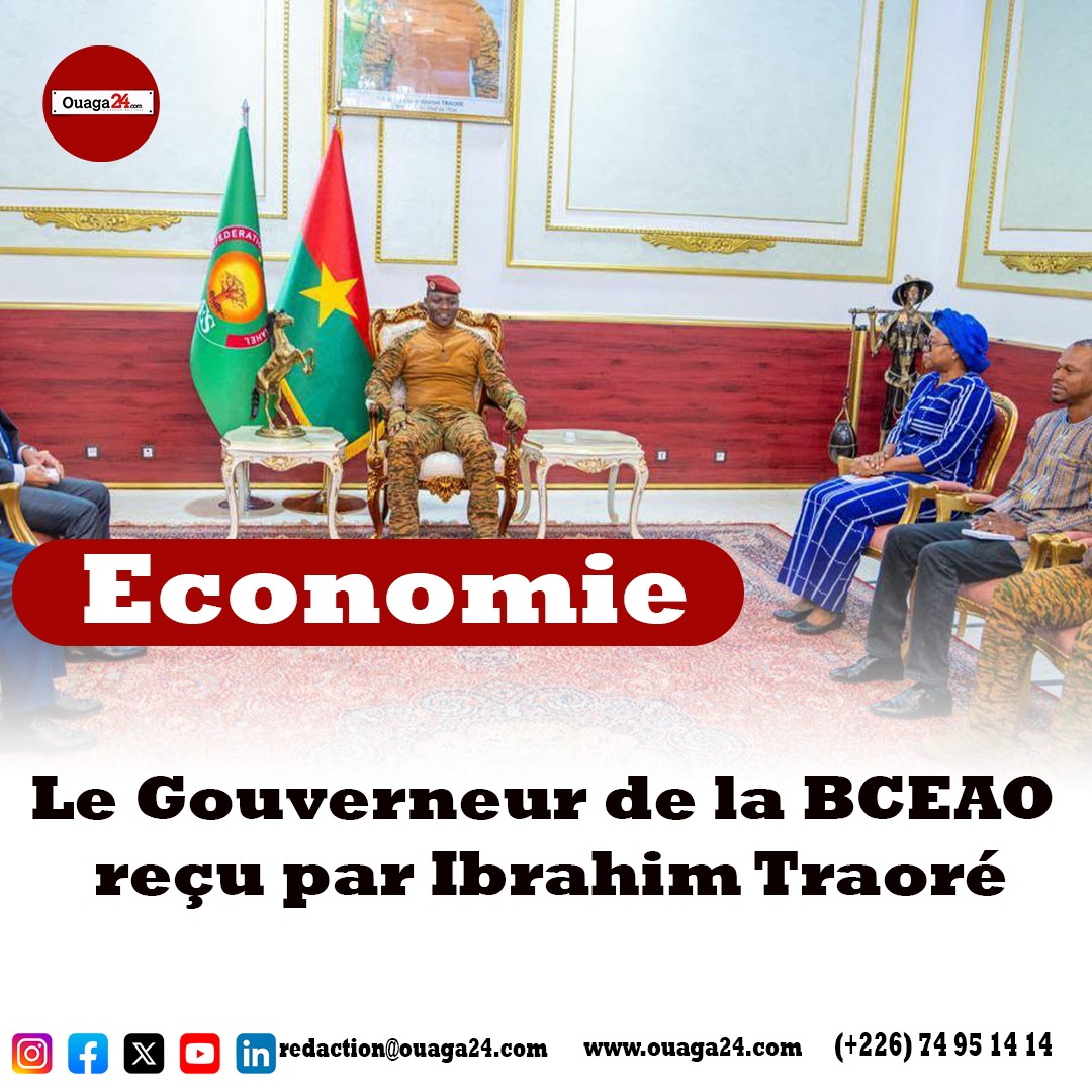 Le Gouverneur de la BCEAO reçu par Ibrahim Traoré