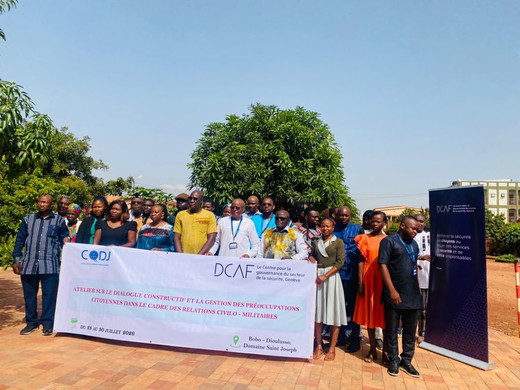Dialogue civilo-militaire au Burkina : un atelier