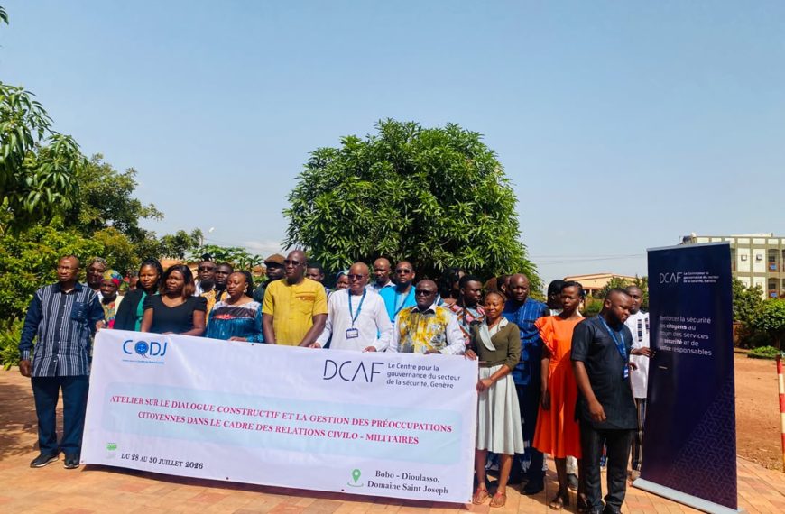 Dialogue civilo-militaire au Burkina : un atelier