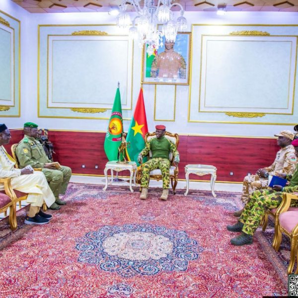 Les Ministres de la Sécurité de l’AES reçus par le camarade Président Ibrahim Traoré
