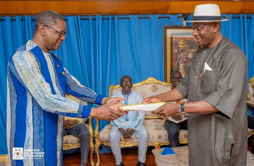 Le nouvel Ambassadeur de la République Fédérale du Nigéria
